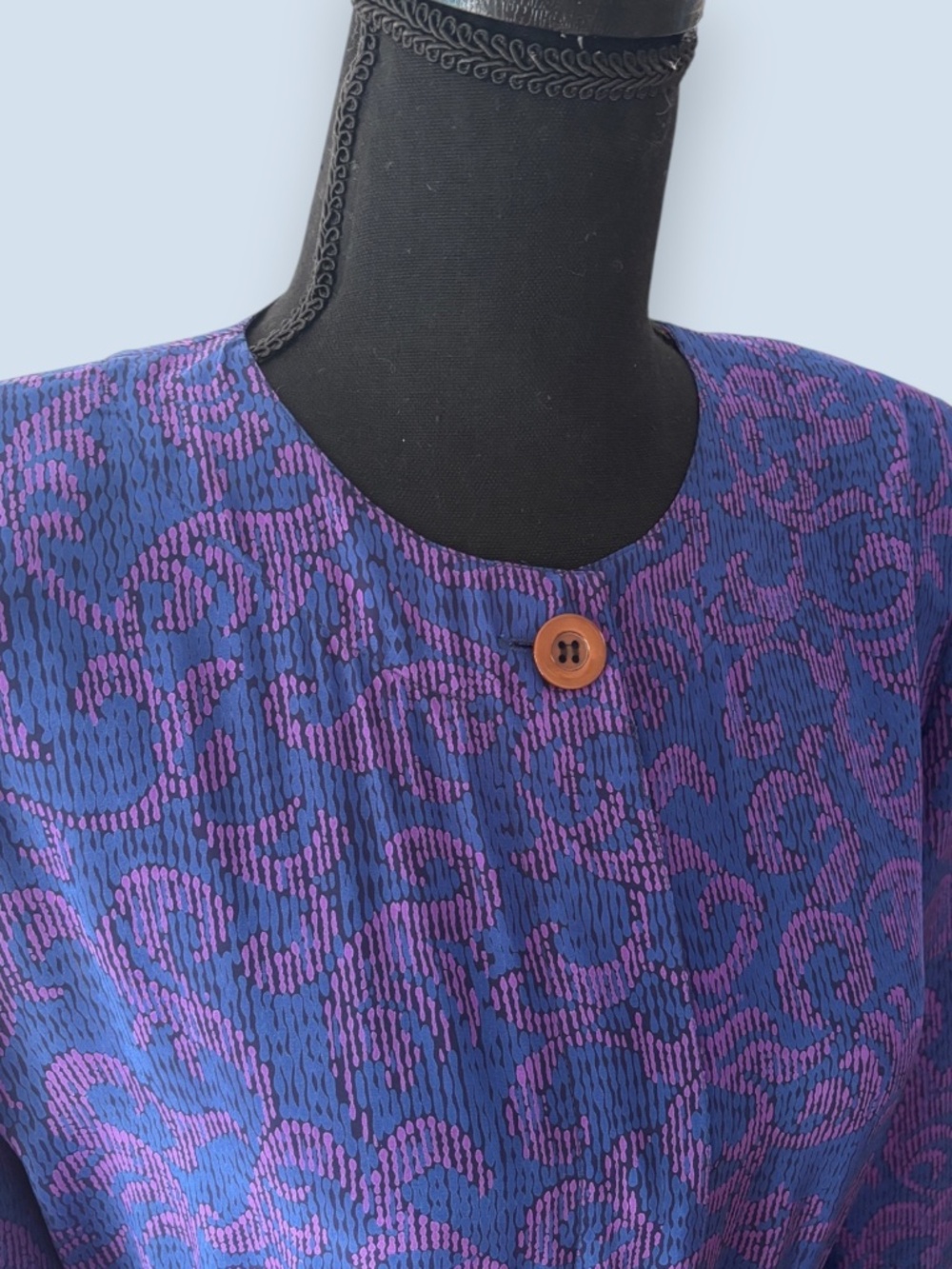 1980 Vintage Liz Claiborne Petite Size 8 Dress Polyester